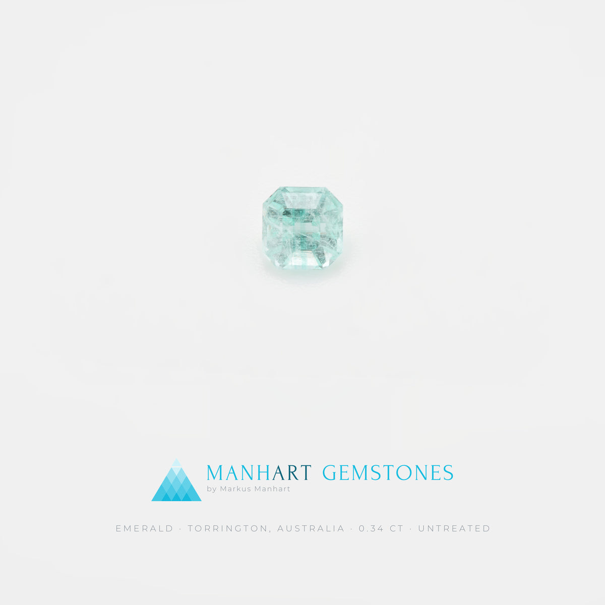 Smaragd 0,34 ct im Oktagonschliff aus Torrington, unbehandelt