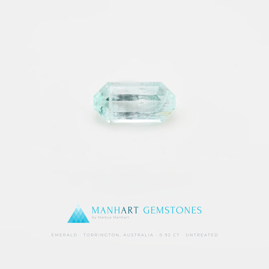 Smaragd 0,92 ct im Sechseckschliff aus Torrington, unbehandelt