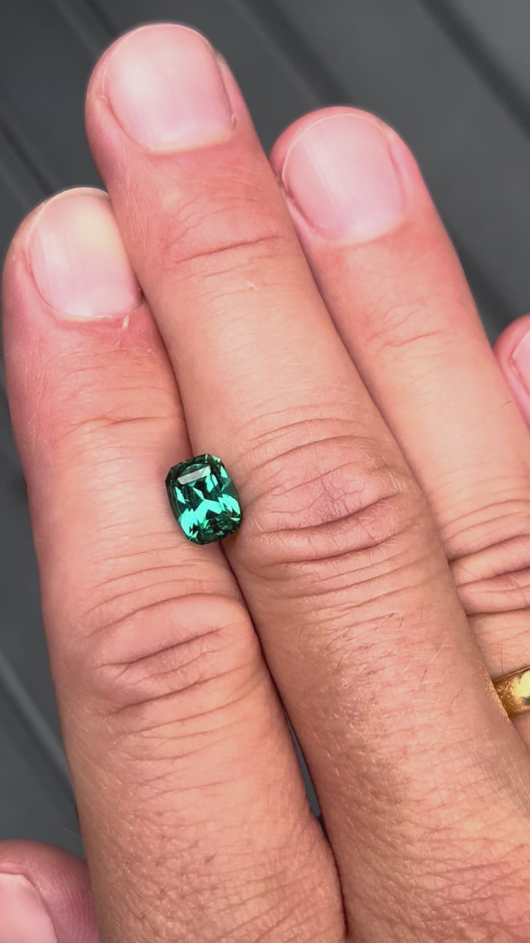 Video: Lagoon-Turmalin 2,33 ct im Kissenschliff in Bewegung